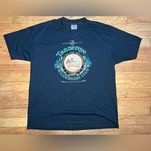 Vintage Tannereye Wilderness Club Graphic T-Shirt X-Large
